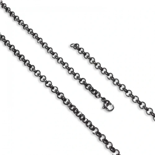 Moncuk Design Forse Çelik Kolye 1Mm X 4Mm 3351CEK040