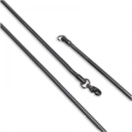 Moncuk Design Spiral Çelik Kolye 3Mm 3351CEK048