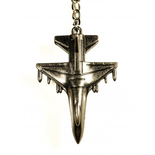 Savaş Uçağı Metal Anahtarlık