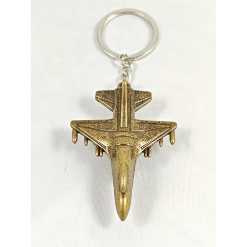 Savaş Uçağı Metal Anahtarlık