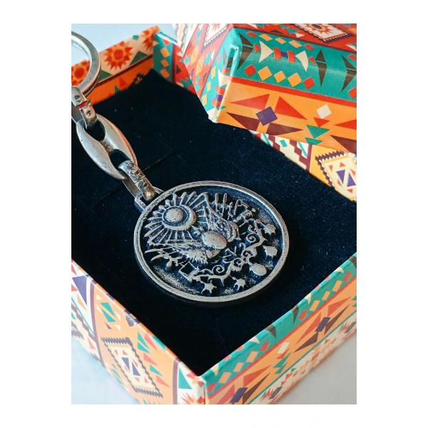 Osmanlı Tuğralı Metal Anahtarlık