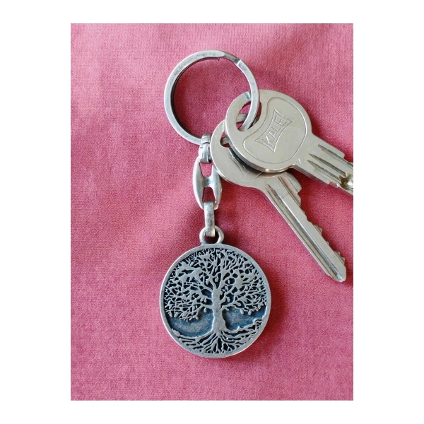 Hayat Ağacı Metal Anahtarlık