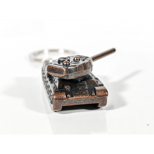 Tank Modelli Bakır Renkli Metal anahtarlık