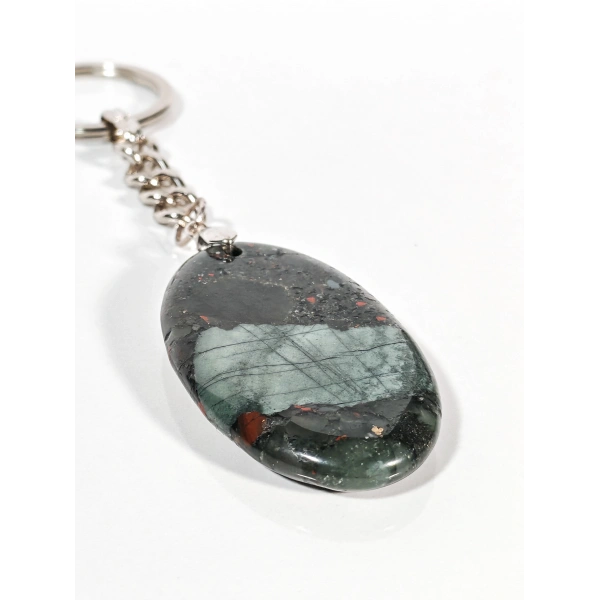 Kan Taşı (Bloodstone) Tasarım Anahtarlık