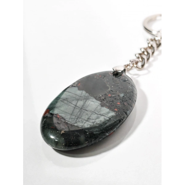 Kan Taşı (Bloodstone) Tasarım Anahtarlık