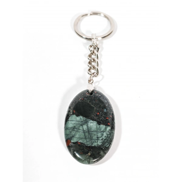Kan Taşı (Bloodstone) Tasarım Anahtarlık