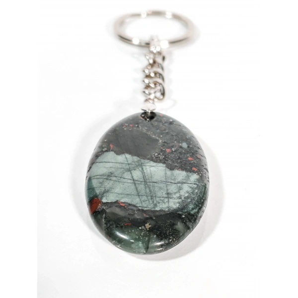 Kan Taşı (Bloodstone) Tasarım Anahtarlık