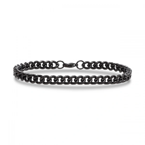 Moncuk Design Ezme Mariner Çelik Zincir Bileklik 6mm 3351CZB2D12