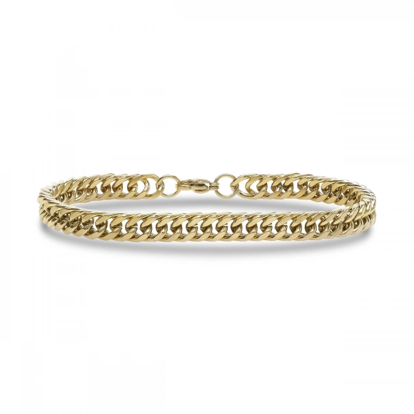 Moncuk Design Flat Mariner Çelik Zincir Bileklik 6mm 3351CZB2D13