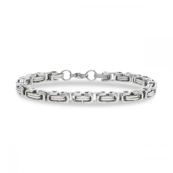 Moncuk Design Kral Çelik Zincir Bileklik 6mm 3351CZB2D3