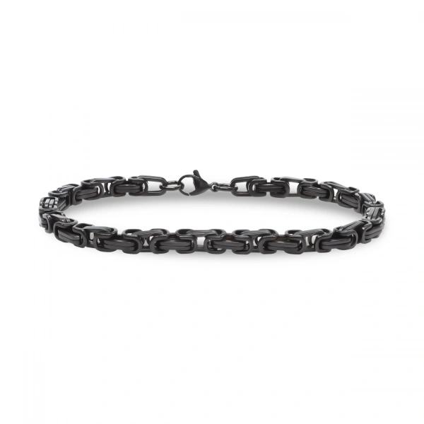 Moncuk Design Kral Çelik Zincir Bileklik 5mm 3351CZB2D4