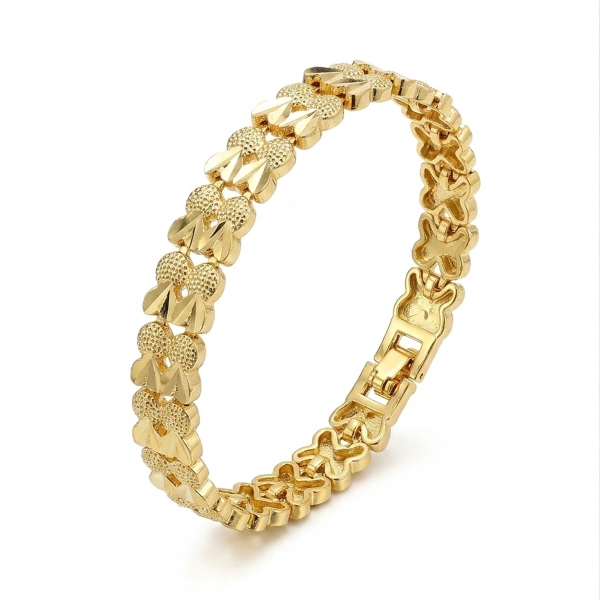 Moncuk Design Lovelle 24K Gold Kaplama 8 mm Kadın Bileklik 3351KBV5D11