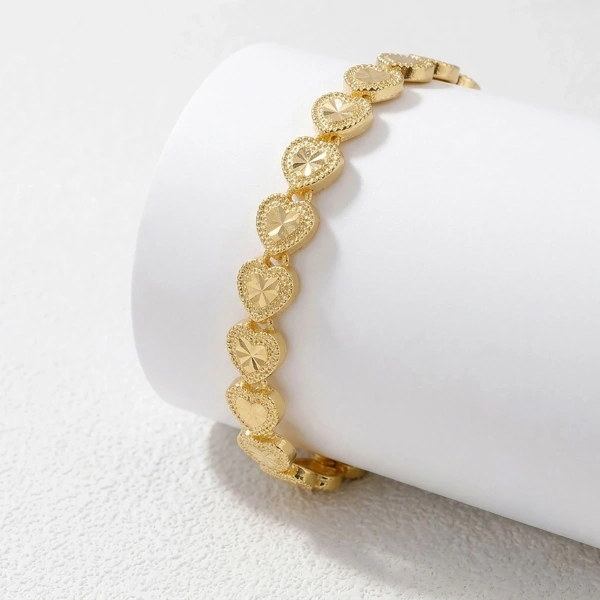 Moncuk Design Amorette 24K Gold Kaplama 8 mm Kadın Bileklik 3351KBV5D13