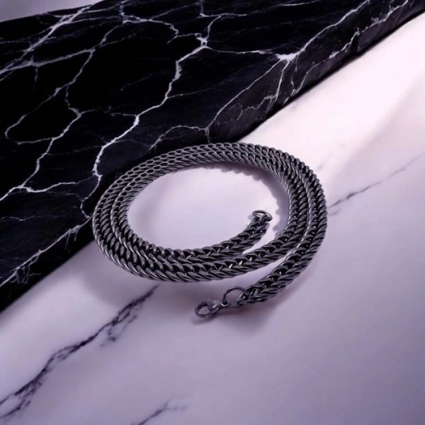 Moncuk Design Balık Sırtı Erkek Çelik Kolye 1,6Mm X 4Mm 3351CEK054