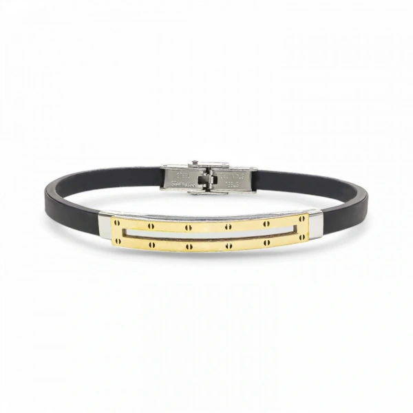 Moncuk Design Desenli Çelik Bileklik 3351SCB019