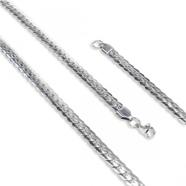 Moncuk Design Ezme Balık Sırtı Çelik Kolye 1.6Mm 3351CEK021