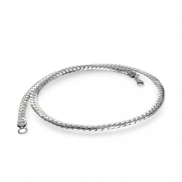Moncuk Design Ezme Balık Sırtı Çelik Kolye 1.6Mm 3351CEK021