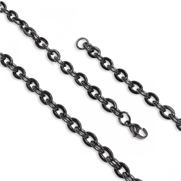 Moncuk Design Mariner Çelik Kolye 1,6Mm X 6Mm 3351CEK035