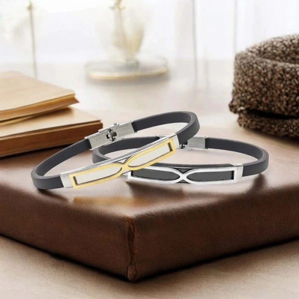 Moncuk Design Sonsuzluk Desenli Çelik Bileklik 3351SCB012