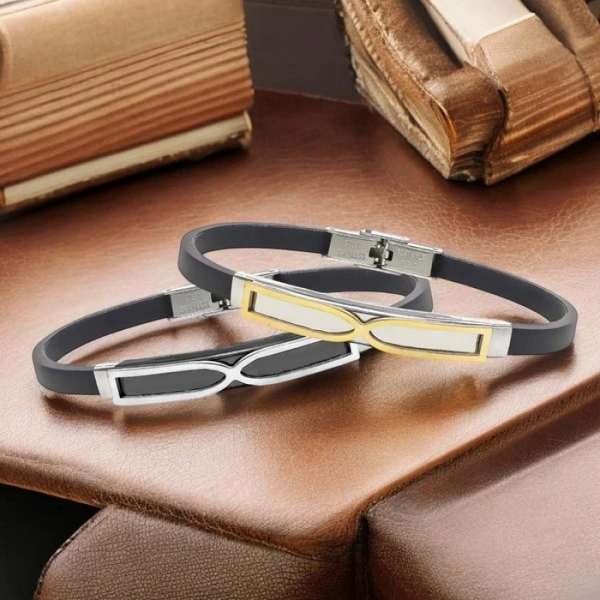Moncuk Design Sonsuzluk Desenli Çelik Bileklik 3351SCB012