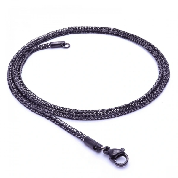 Moncuk Design Yılan Zincir Modeli Çelik Kolye 2Mm 3351CEK038