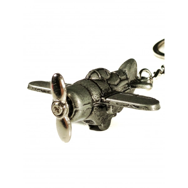 Planör Model Uçak Metal Anahtarlık
