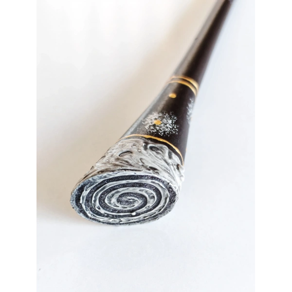 Spiral Dokulu Kokonat Saç Çubuğu
