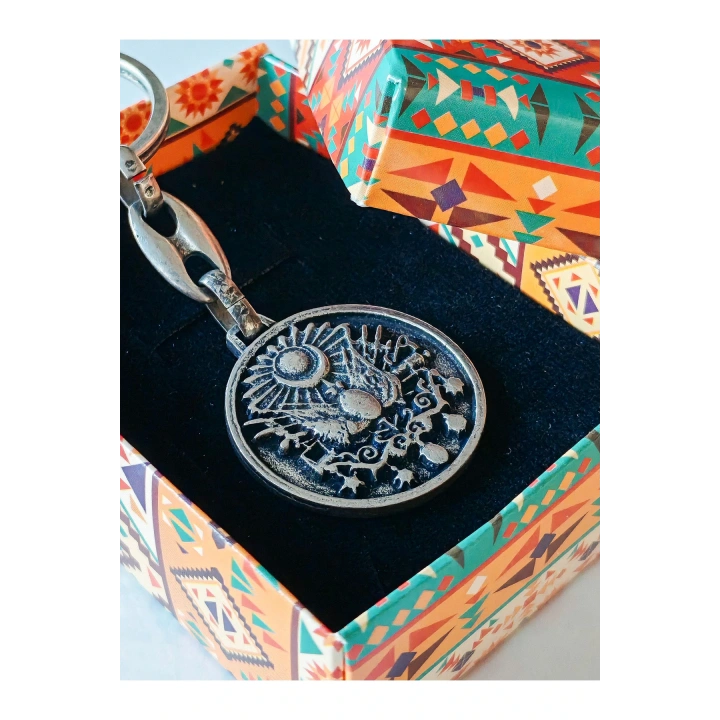 Osmanlı Tuğralı Metal Anahtarlık