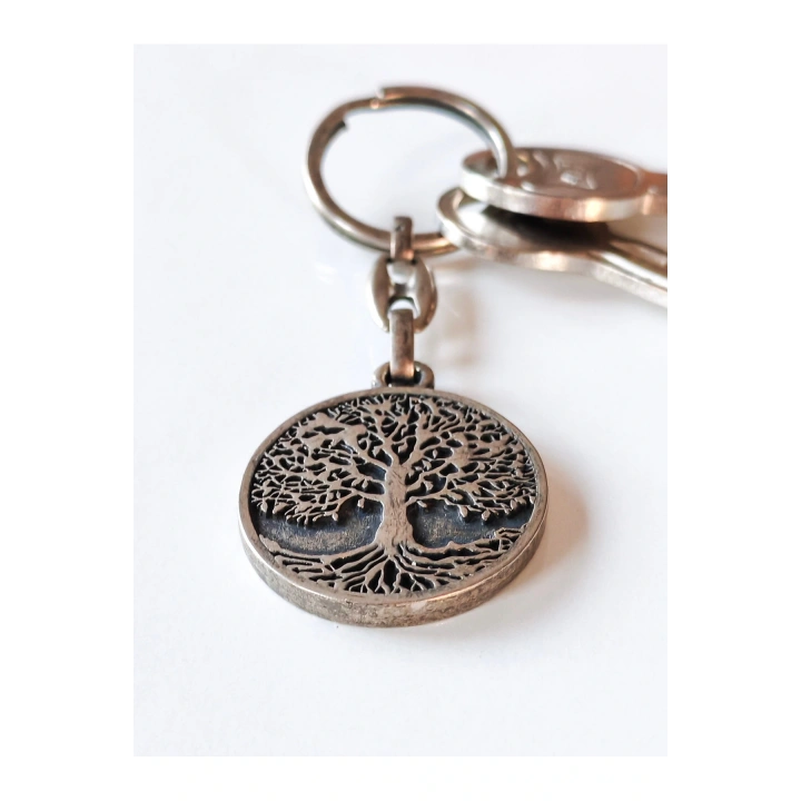 Hayat Ağacı Metal Anahtarlık