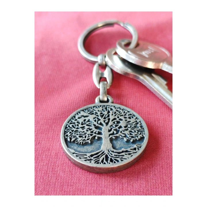 Hayat Ağacı Metal Anahtarlık