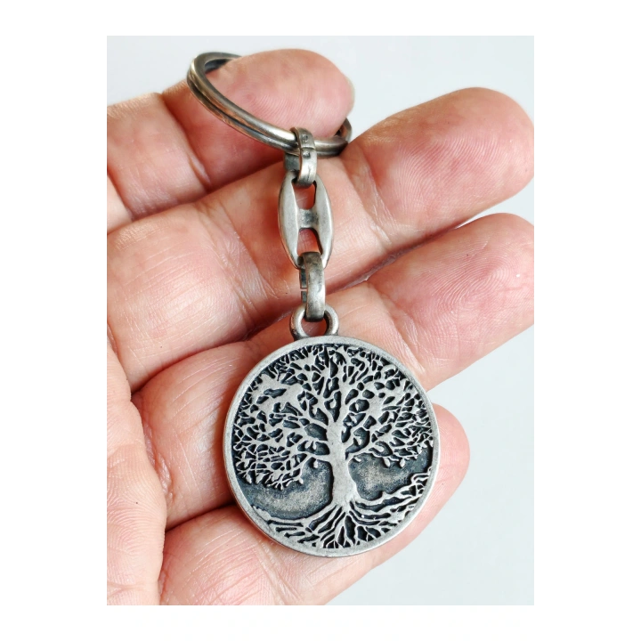 Hayat Ağacı Metal Anahtarlık