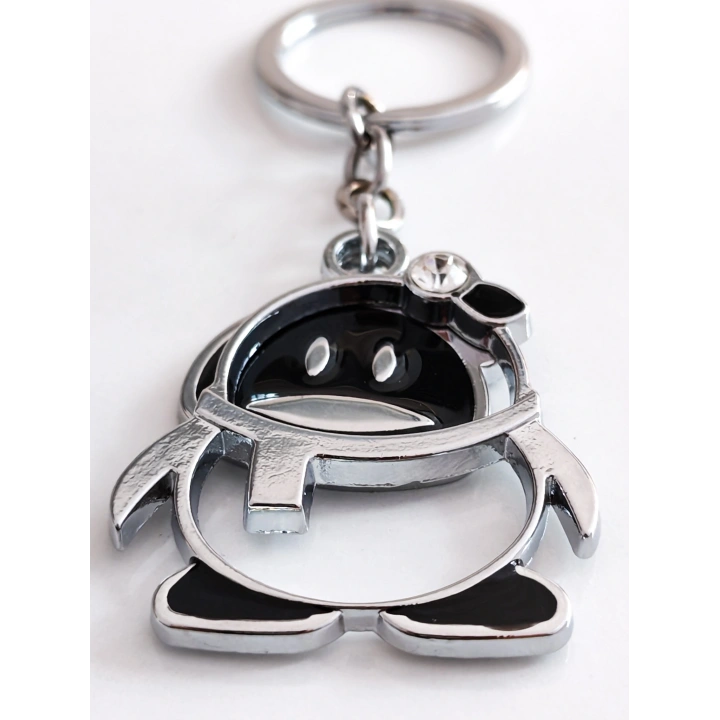 Hareketli Penguen Metal Anahtarlık
