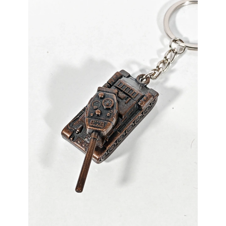 Tank Modelli Bakır Renkli Metal anahtarlık