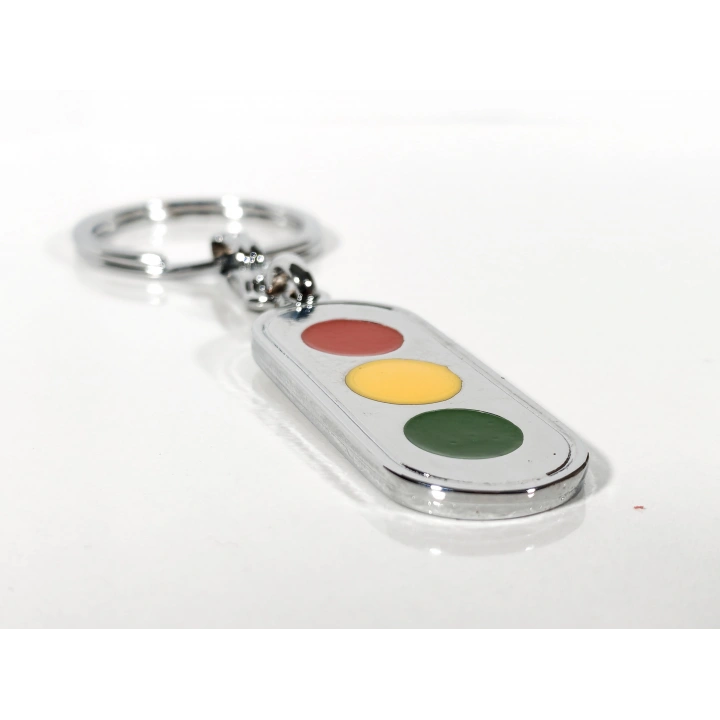 Trafik Lambaları Metal Anahtarlık