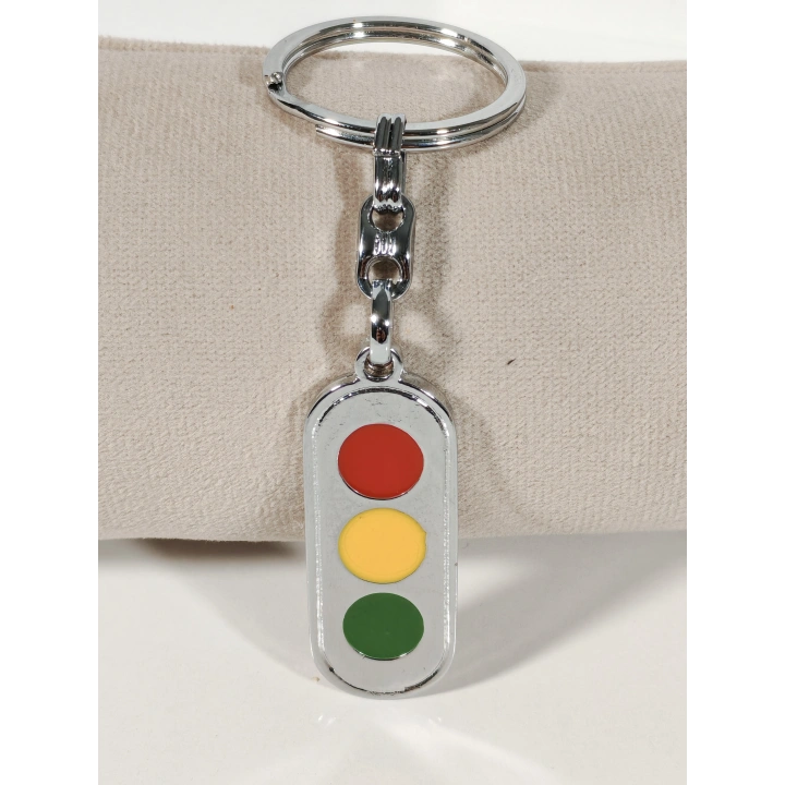 Trafik Lambaları Metal Anahtarlık