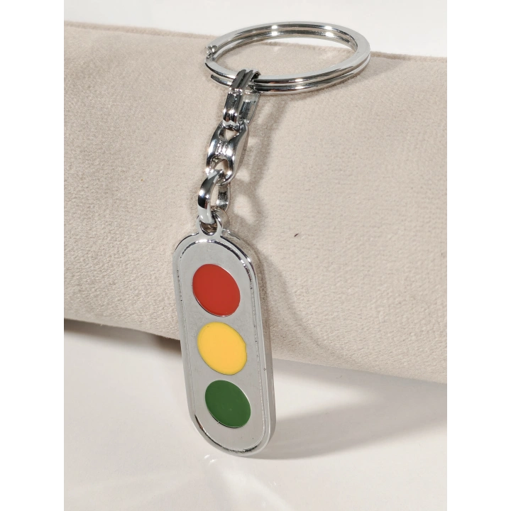Trafik Lambaları Metal Anahtarlık