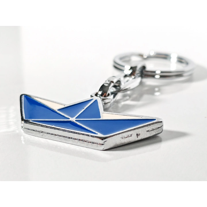 Kağıt Tekne Metal Anahtarlık