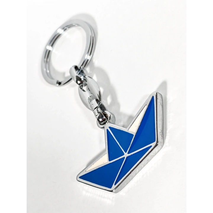 Kağıt Tekne Metal Anahtarlık