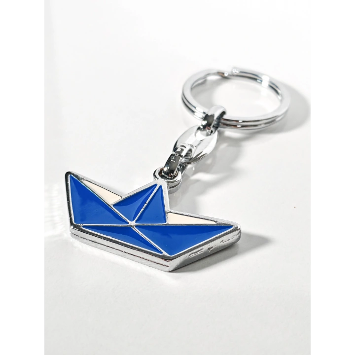 Kağıt Tekne Metal Anahtarlık