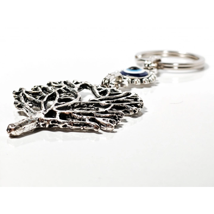 Hayat Ağacı Döküm Metal Anahtarlık