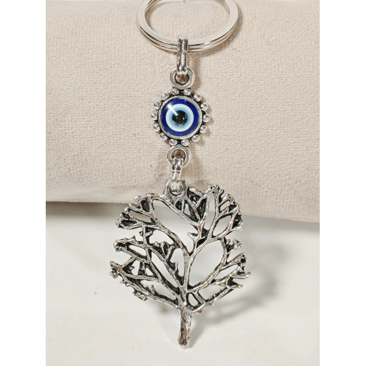 Hayat Ağacı Döküm Metal Anahtarlık