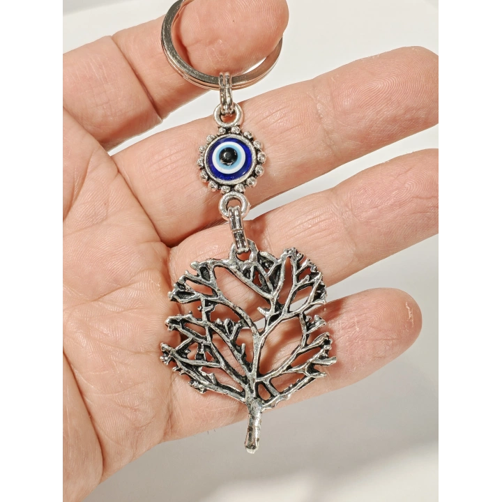 Hayat Ağacı Döküm Metal Anahtarlık