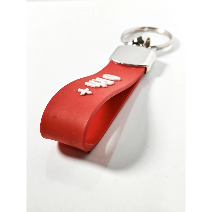 0 Rh(+) Pozitif Kan Grubu Silikon Anahtarlık – Acil Durumlar İçin Hayati Bilgi