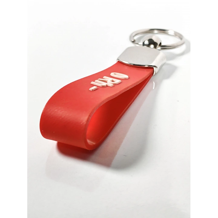 0 Rh(-) Negatif Kan Grubu Silikon Anahtarlık – Acil Durumlar İçin Hayati Bilgi