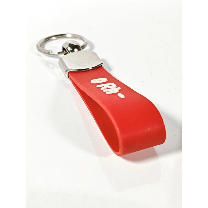 0 Rh(-) Negatif Kan Grubu Silikon Anahtarlık – Acil Durumlar İçin Hayati Bilgi