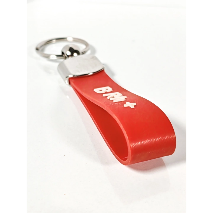 B Rh(+) Pozitif Kan Grubu Silikon Anahtarlık – Acil Durumlar İçin Hayati Bilgi