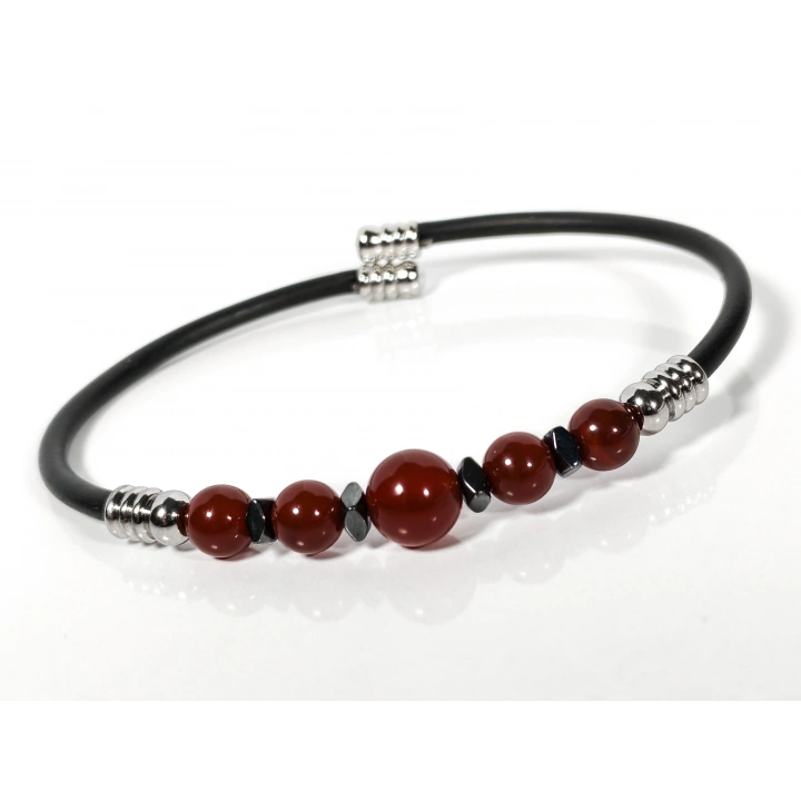 Akik Taşlı Yaylı Bileklik – Stres Azaltıcı, Güç Veren ve Şık Tasarım