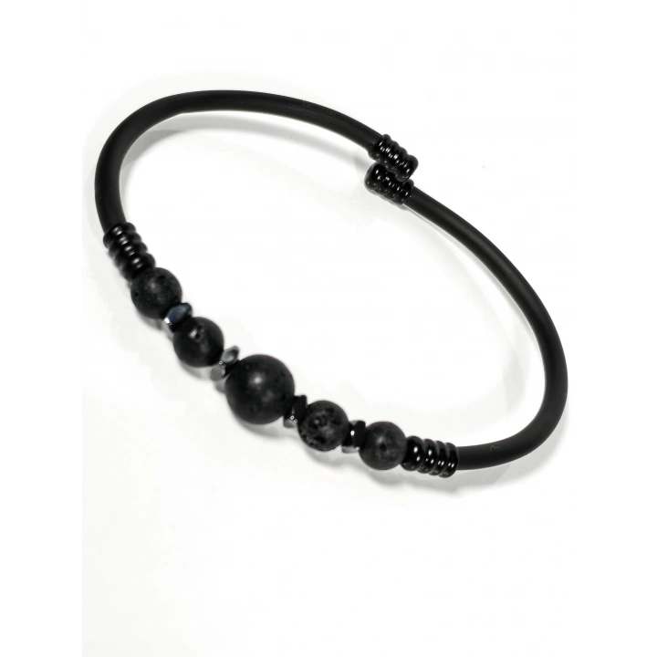 Lav Taşı Yaylı Bileklik – Topraklanma, Denge ve Pozitif Enerji