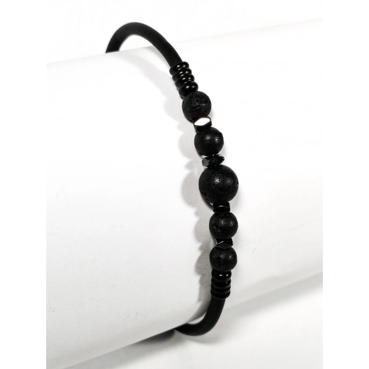 Lav Taşı Yaylı Bileklik – Topraklanma, Denge ve Pozitif Enerji