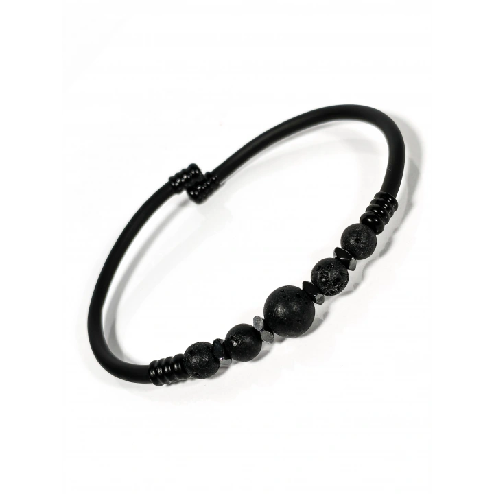 Lav Taşı Yaylı Bileklik – Topraklanma, Denge ve Pozitif Enerji